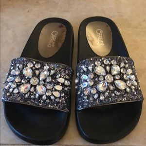 ‼️SOLD ‼️Rhinestone sandals